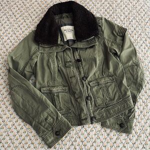 VINTAGE ABERCROMBIE FITCH COTTON UTILITY JACKET